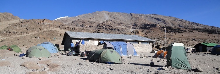 From  Horombo Hut to Kibo Hut