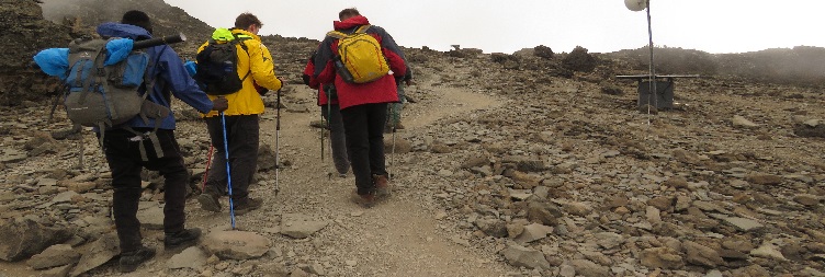 Machame camp to Shira Cave Camp